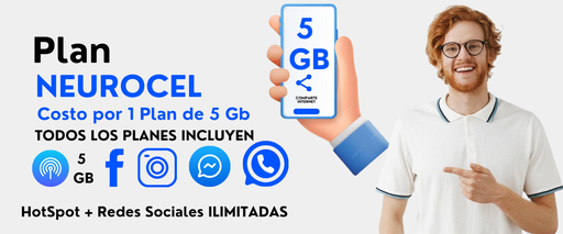 Costo por 1 Plan de 5 Gb 